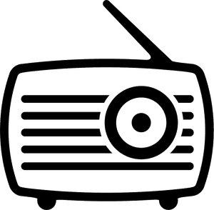 Old Radio With Antenna - Radio Icon Png Free, Transparent Png PNG with transparent background