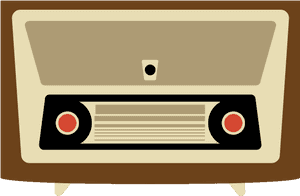 Radio Vector Png - Old Radio Png Vector, Transparent Png PNG image with transparent background