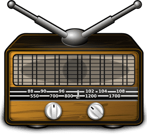 Old Fashioned Radio Clipart, HD Png Download PNG