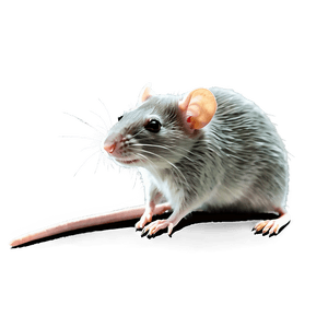 Vintage Rat Drawing PNG 05042024 PNG image with transparent background