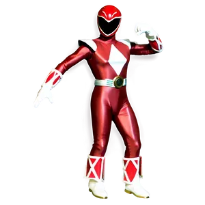 Vintage Red Power Ranger Png 06292024 PNG Image