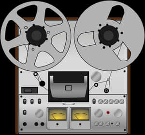 Reel To Reel Tape Recorder - Reel To Reel Tape Recorder Clip Art, HD Png Download PNG