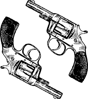 Guns Revolver Two Free Picture - Revolver Clip Art, HD Png Download PNG image with transparent background