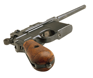 Vintage Revolver Isolated PNG image with transparent background