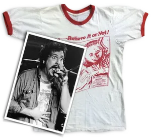 Vintage Ripley Believe It Or Not Tshirtand Man PNG Image