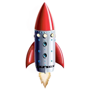 Vintage Rocketship Png Kso PNG Image