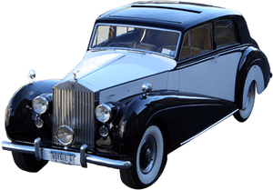1950 Car Png - Rolls Royce Vintage Png, Transparent Png PNG image with transparent background