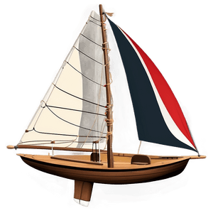 Vintage Sailboat Design PNG 05242024 PNG