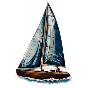 Vintage Sailboat Design PNG 53 PNG