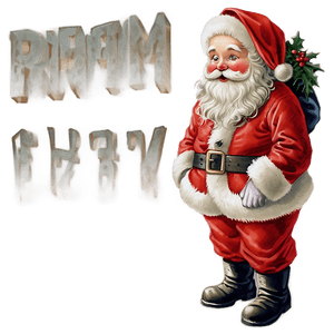 Vintage Santa Claus PNG rel34 PNG image with transparent background