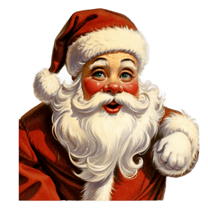 Vintage Santa Claus PNG yue PNG image with transparent background