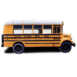 Vintage School Bus Side View PNG 42 PNG