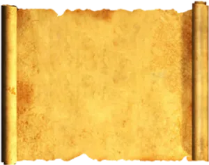 Vintage Scroll Paper Texture PNG Image