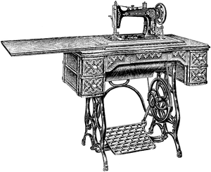 Old Sewing Machine Png, Transparent Png PNG with transparent background