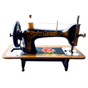 Vintage Sewing Machine PNG 05252024 PNG
