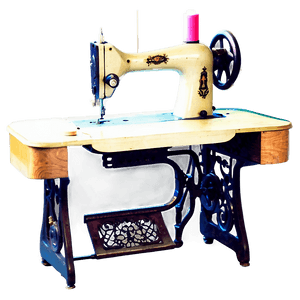 Vintage Sewing Machine PNG slv7 PNG