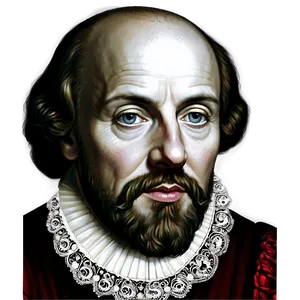 Vintage Shakespeare Portrait Png 98 PNG Image