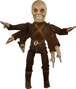 Vintage_ Skull_ Head_ Puppet.png PNG Image