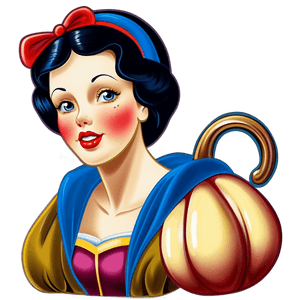 Vintage Snow White Artwork PNG 4 PNG image with transparent background