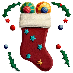 Vintage Stocking Png Qqd PNG Image