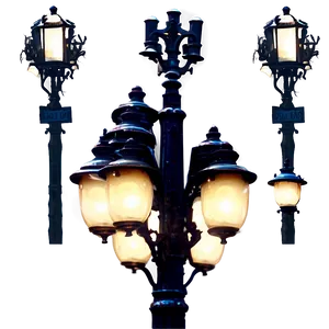 Vintage Street Light Png 05252024 PNG Image