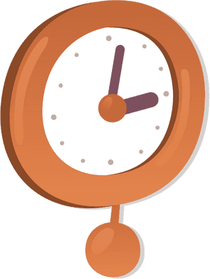 Alarm Clock Cartoon Watch Wall Transprent Png Clipart - Wall Clock Cartoon Png, Transparent Png PNG