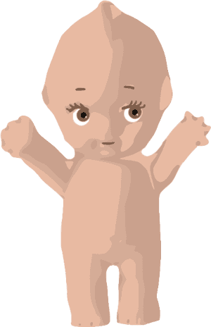 Improved Cupie Doll 2 - Kewpie Doll Clipart, HD Png Download PNG with transparent background
