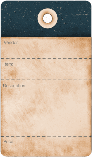 Vintage Price Tags Printable, HD Png Download PNG with transparent background