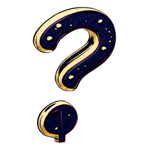 Vintage Style Question Mark PNG env5 PNG image with transparent background