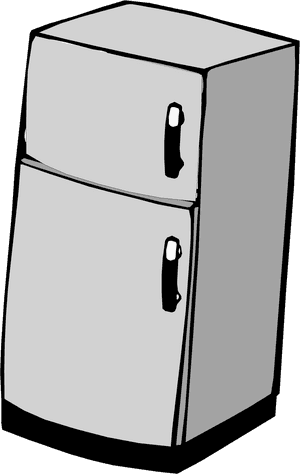 Refrigerator Clip Arts - Refrigerator Clipart, HD Png Download PNG