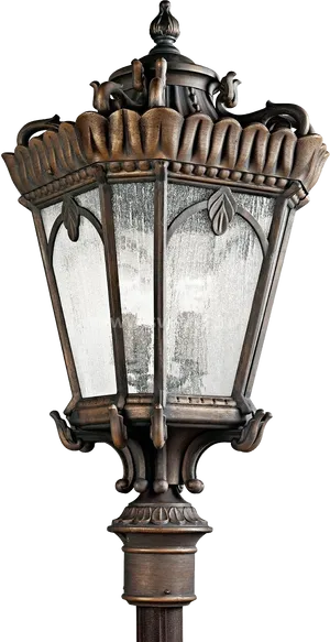 Vintage Style Street Lamp PNG Image