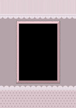 Vintage Styled Empty Frame PNG image with transparent background