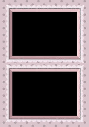 Vintage Styled Empty Frames PNG image with transparent background