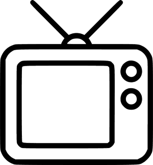 Tv Television Watch Channel Broadcast Entertainment - Tv Broadcast Icon PNG