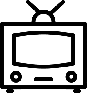Old Tv - - Old Tv Icon Png PNG