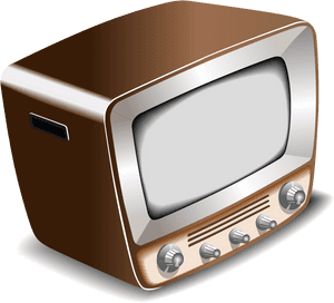Clipart Tv Crt Tv - レトロ テレビ 素材 フリー, HD Png Download PNG