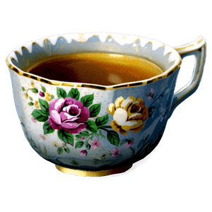 Vintage Tea Cup PNG 05242024 PNG image with transparent background