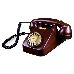 Vintage Telephone Png Low PNG Image