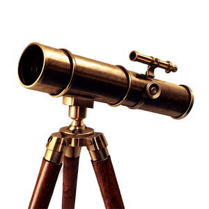 Vintage Telescope PNG xkq5 PNG image with transparent background