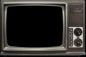 Vintage Television Classic Design PNG image with transparent background