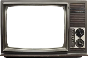 Vintage Television Classic Design PNG Image