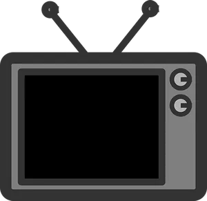 Vintage Television Icon PNG Image