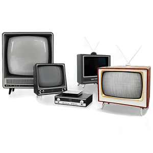 Vintage Television Screen PNG 06252024 PNG