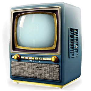 Vintage Television Set PNG 32 PNG image with transparent background