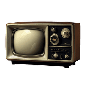 Vintage Television Set PNG qxx PNG image with transparent background