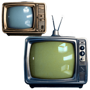 Vintage Television Set PNG rsw37 PNG image with transparent background