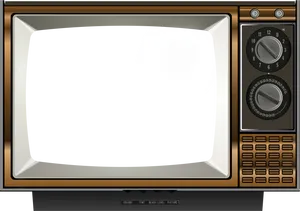 Vintage Television Set PNG Image