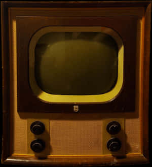 Vintage Television Set PNG image with transparent background