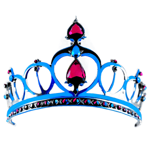 Vintage Tiara Silhouette PNG 05252024 PNG image with transparent background