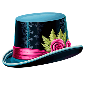 Vintage Top Hat Design PNG 05042024 PNG image with transparent background